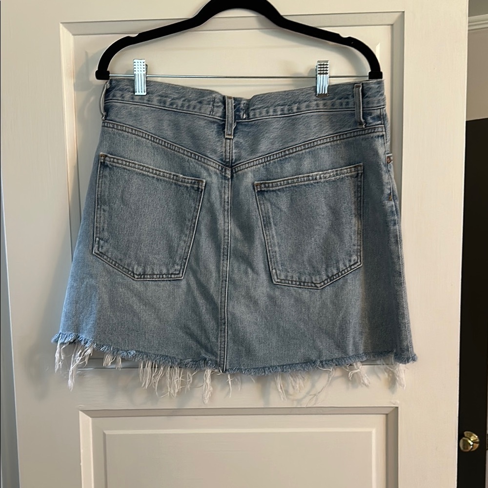 Agolde Mini Denim Skirt - Picture 3 of 4